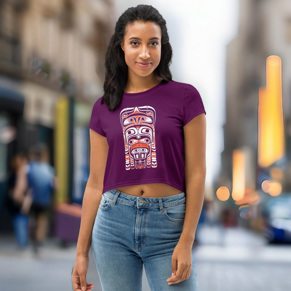 Original Haida-Tlingit Cropped T-Shirt